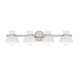 Meridian - Four Light Bathroom Vanity - Brushed Nickel- Union Lighting Luminaires Decor