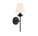 Meridian - One Light Wall Sconce - Matte Black- Union Lighting Luminaires Decor