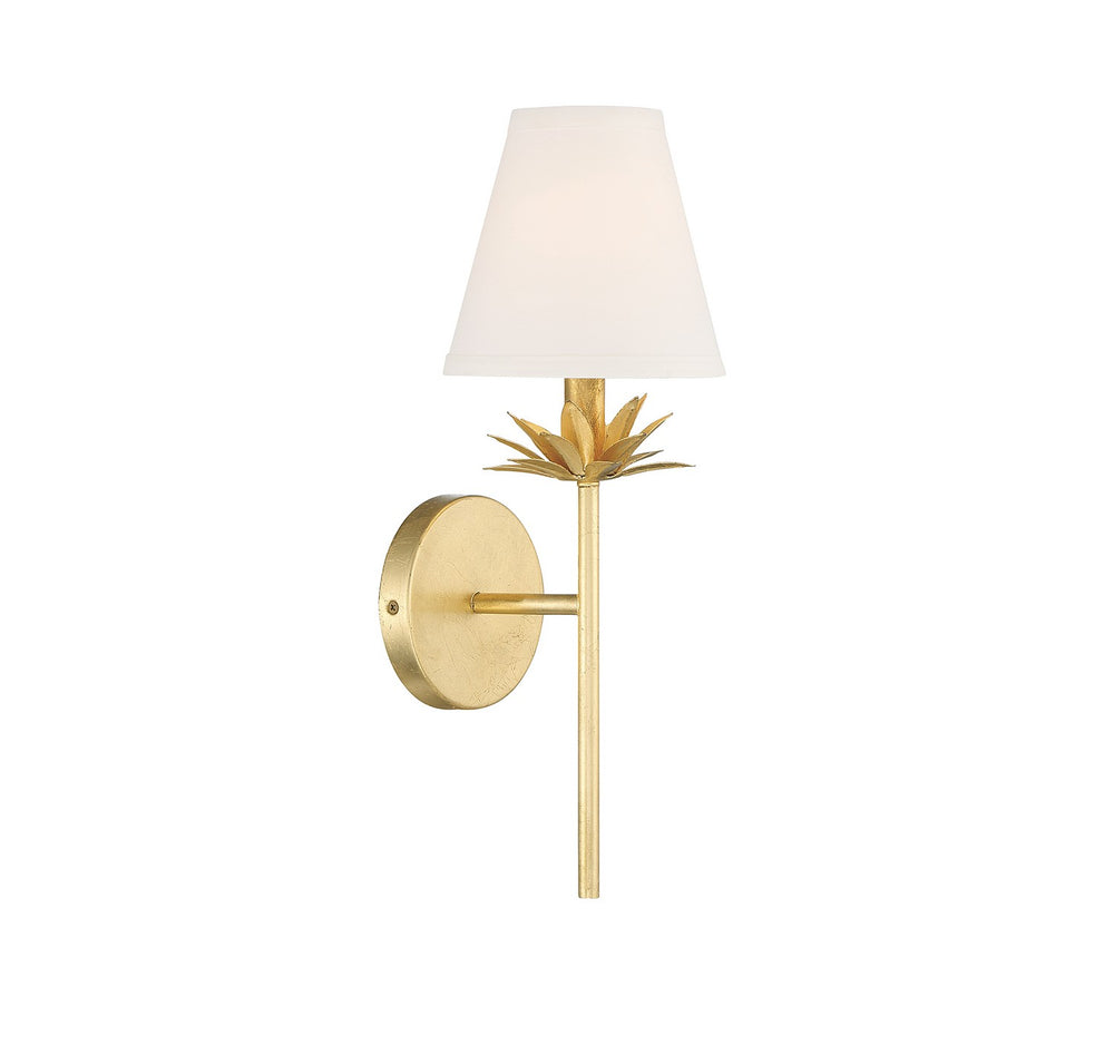 Meridian - One Light Wall Sconce - True Gold- Union Lighting Luminaires Decor