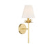 Meridian - One Light Wall Sconce - True Gold- Union Lighting Luminaires Decor