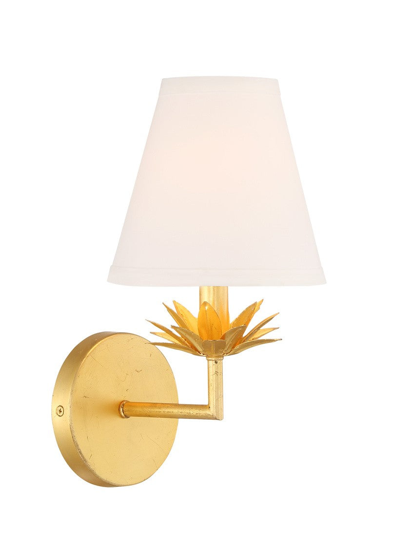 Meridian - One Light Wall Sconce - True Gold- Union Lighting Luminaires Decor