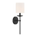 Meridian - One Light Wall Sconce - Matte Black- Union Lighting Luminaires Decor