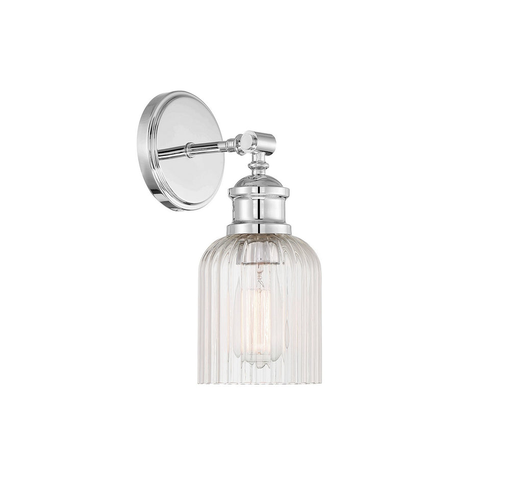 Meridian - One Light Wall Sconce - Chrome- Union Lighting Luminaires Decor
