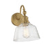 Meridian - One Light Wall Sconce - Natural Brass- Union Lighting Luminaires Decor