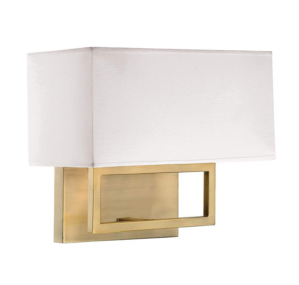 Meridian - Two Light Wall Sconce - Natural Brass- Union Lighting Luminaires Decor