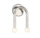 Meridian - Two Light Wall Sconce - Polished Nickel- Union Lighting Luminaires Decor