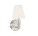 Meridian - One Light Wall Sconce - Brushed Nickel- Union Lighting Luminaires Decor