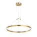 Matteo Canada - LED Chandelier - O'Hara - Brushed Gold- Union Lighting Luminaires Decor