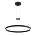 Matteo Canada - LED Chandelier - O'Hara - Matte Black- Union Lighting Luminaires Decor