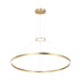 Matteo Canada - LED Chandelier - O'Hara - Brushed Gold- Union Lighting Luminaires Decor