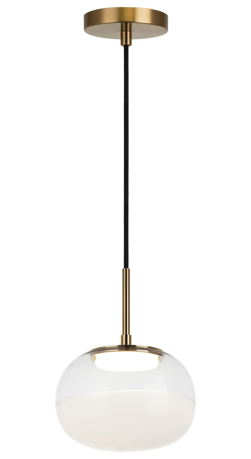Matteo Canada - LED Pendant - Jayce - Aged Gold Brass- Union Lighting Luminaires Decor