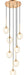 Matteo Canada - Seven Light Pendant - Jemyca - Aged Gold Brass- Union Lighting Luminaires Decor