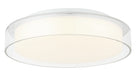 Matteo Canada - LED Flush Mount - Callum - White + Clear- Union Lighting Luminaires Decor