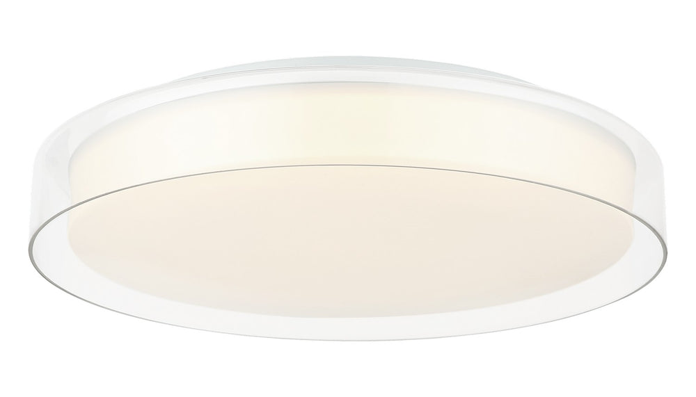 Matteo Canada - LED Flush Mount - Callum - White + Clear- Union Lighting Luminaires Decor
