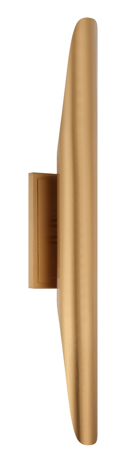 Matteo Canada - Two Light Wall Sconce - Stylus - Aged Gold Brass- Union Lighting Luminaires Decor