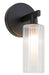 Matteo Canada - One Light Wall Sconce - Kristof - Black- Union Lighting Luminaires Decor