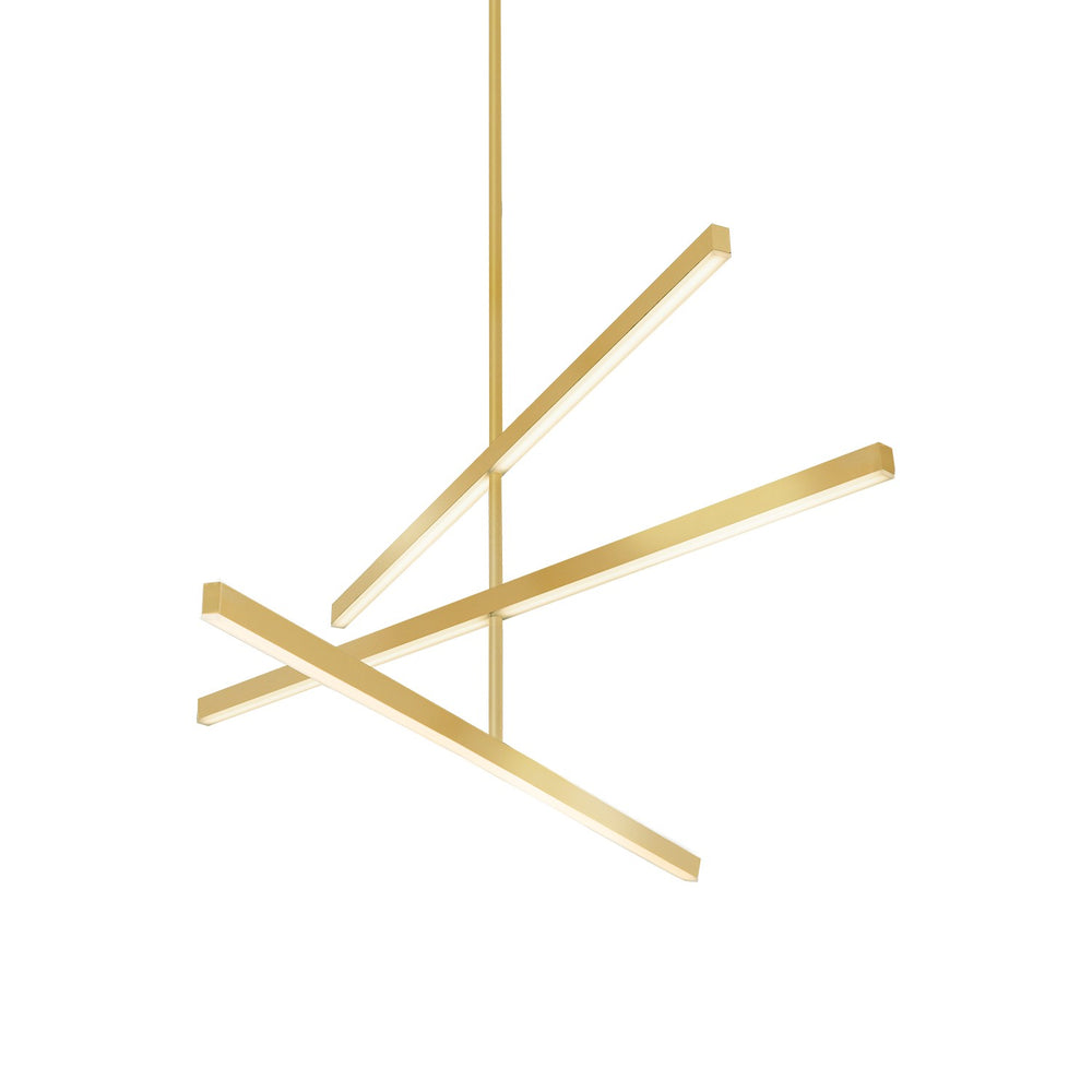 Kuzco Canada - LED Chandelier - Vega - Brushed Gold- Union Lighting Luminaires Decor