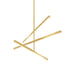 Kuzco Canada - LED Chandelier - Vega - Brushed Gold- Union Lighting Luminaires Decor