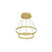 Kuzco Canada - LED Chandelier - Cerchio - Brushed Gold- Union Lighting Luminaires Decor