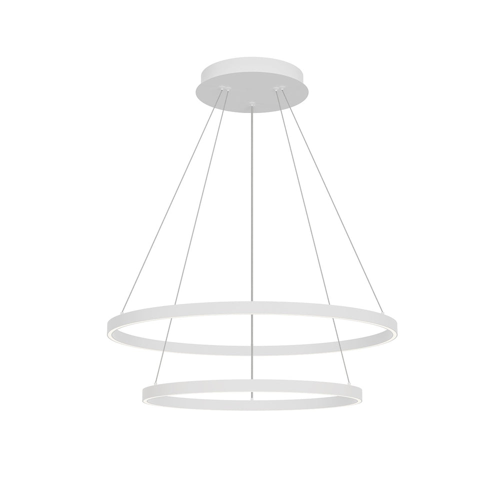 Kuzco Canada - LED Chandelier - Cerchio - White- Union Lighting Luminaires Decor