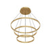 Kuzco Canada - LED Chandelier - Cerchio - Brushed Gold- Union Lighting Luminaires Decor