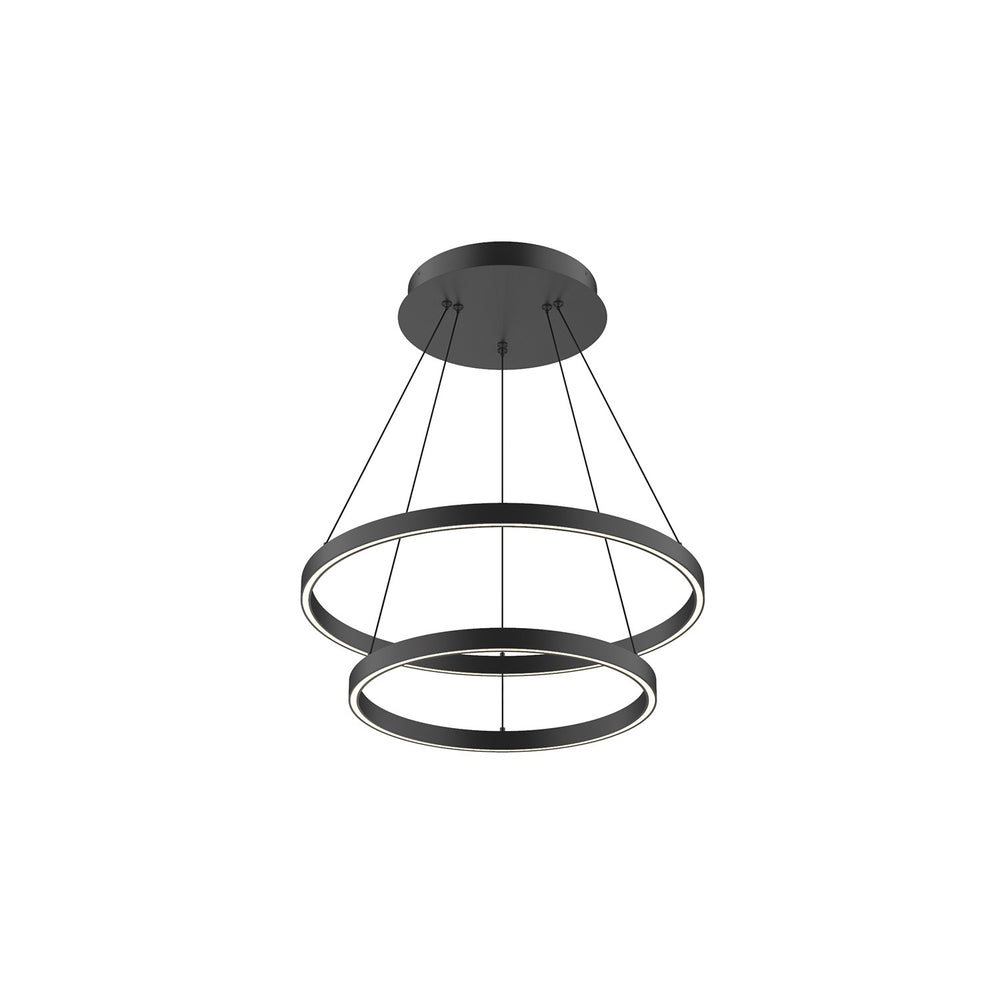 Kuzco Canada - LED Chandelier - Cerchio - Black- Union Lighting Luminaires Decor