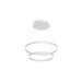 Kuzco Canada - LED Chandelier - Cerchio - White- Union Lighting Luminaires Decor