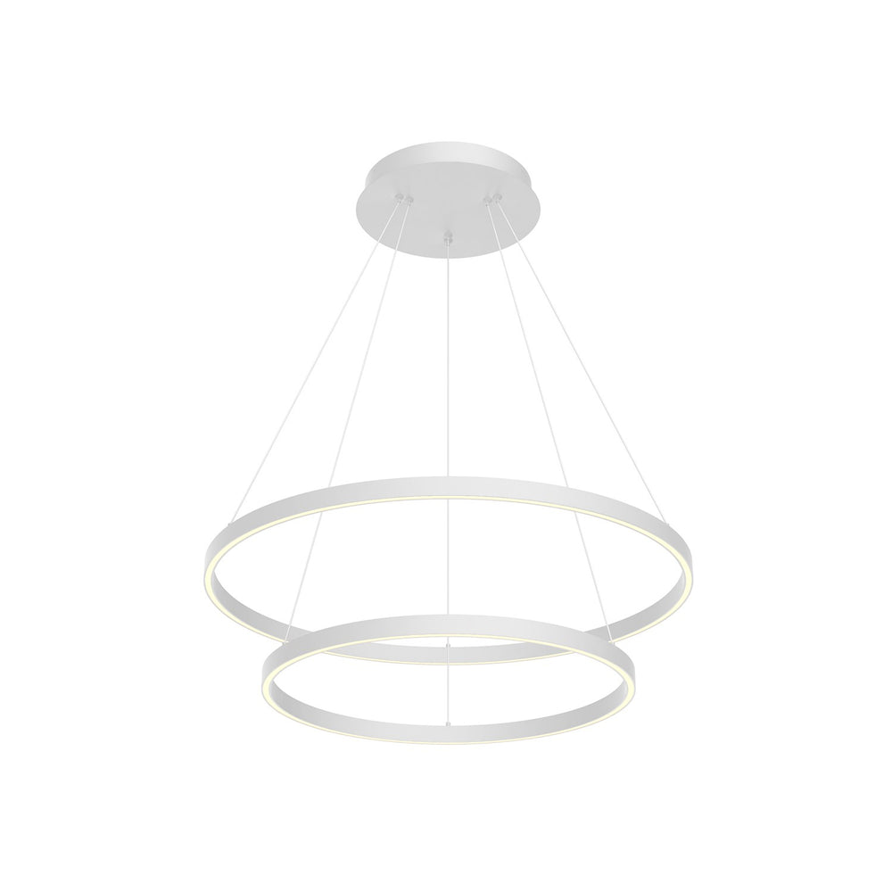 Kuzco Canada - LED Chandelier - Cerchio - White- Union Lighting Luminaires Decor