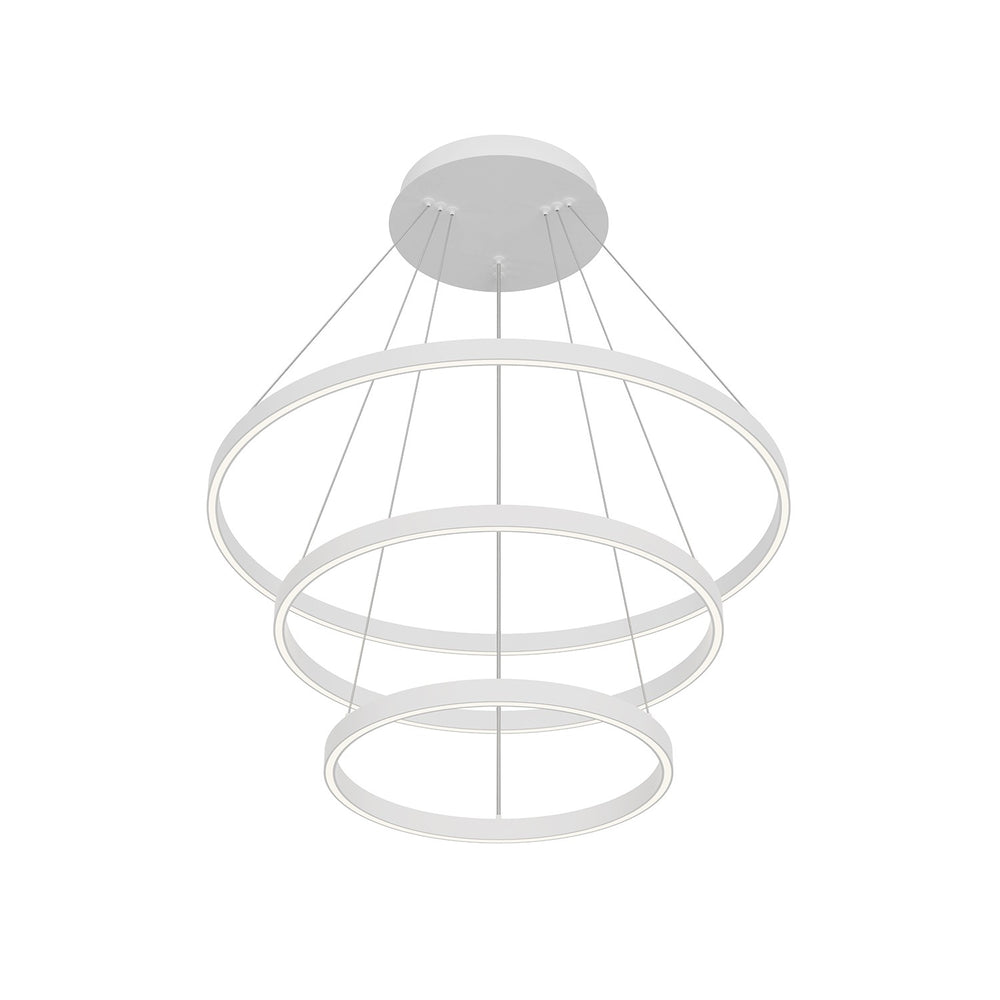 Kuzco Canada - LED Chandelier - Cerchio - White- Union Lighting Luminaires Decor