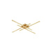 Kuzco Canada - LED Flush Mount - Vega Minor - Brushed Gold- Union Lighting Luminaires Decor