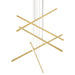 Kuzco Canada - LED Pendant - Vega - Brushed Gold- Union Lighting Luminaires Decor