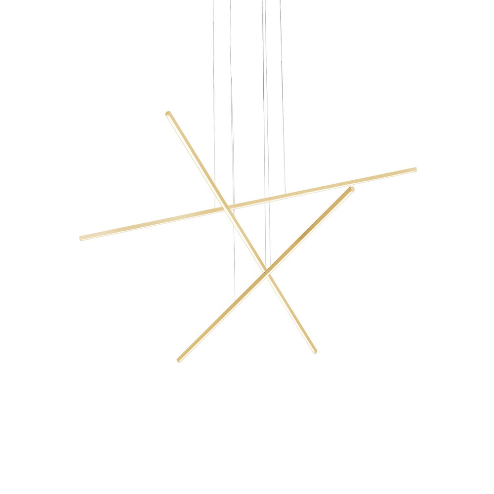 Kuzco Canada - LED Pendant - Vega Minor - Brushed Gold- Union Lighting Luminaires Decor