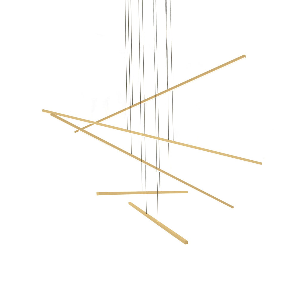 Kuzco Canada - LED Pendant - Vega Minor - Brushed Gold- Union Lighting Luminaires Decor