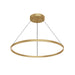 Kuzco Canada - LED Pendant - Cerchio - Brushed Gold- Union Lighting Luminaires Decor
