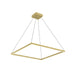 Kuzco Canada - LED Pendant - Piazza - Brushed Gold- Union Lighting Luminaires Decor