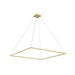 Kuzco Canada - LED Pendant - Piazza - Brushed Gold- Union Lighting Luminaires Decor
