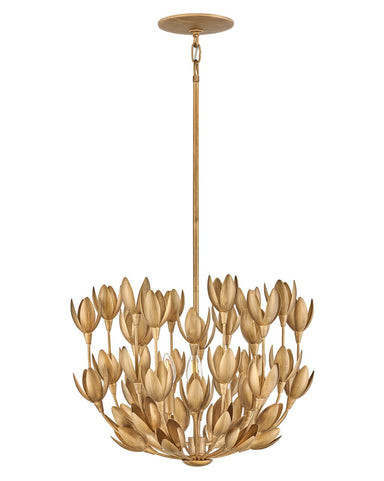 Hinkley Canada - LED Pendant - Flora - Burnished Gold- Union Lighting Luminaires Decor