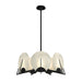 Hubbardton Forge - Seven Light Pendant - Callisto - Black- Union Lighting Luminaires Decor