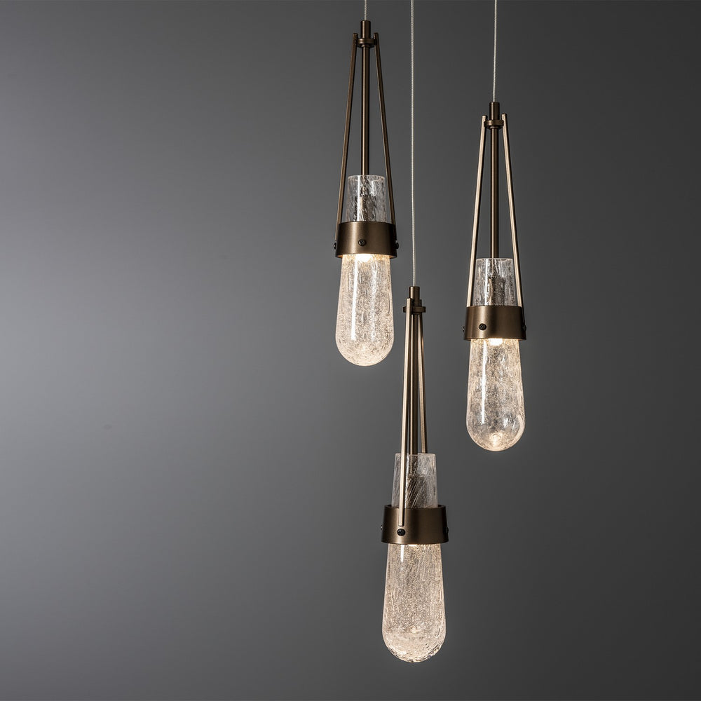 Hubbardton Forge - LED Pendant - Link - Bronze- Union Lighting Luminaires Decor