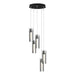 Hubbardton Forge - LED Pendant - Exos Glass - Black- Union Lighting Luminaires Decor