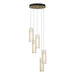 Hubbardton Forge - LED Pendant - Exos Glass - Modern Brass- Union Lighting Luminaires Decor