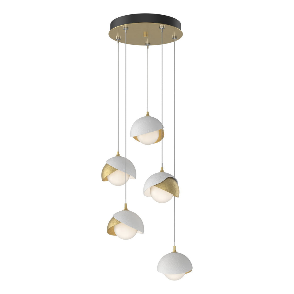 Hubbardton Forge - LED Pendant - Brooklyn - Modern Brass- Union Lighting Luminaires Decor