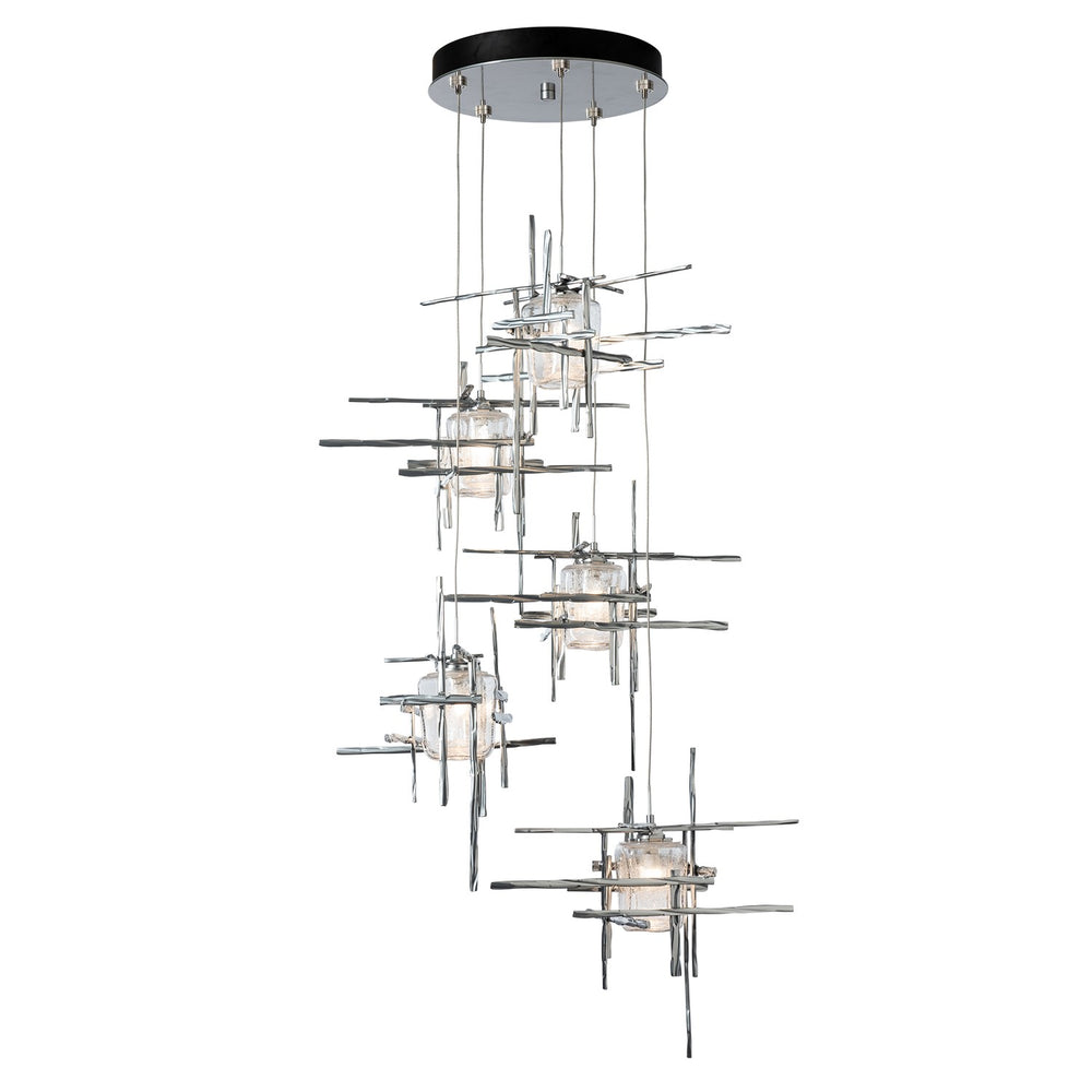 Hubbardton Forge - LED Pendant - Tura - Sterling- Union Lighting Luminaires Decor