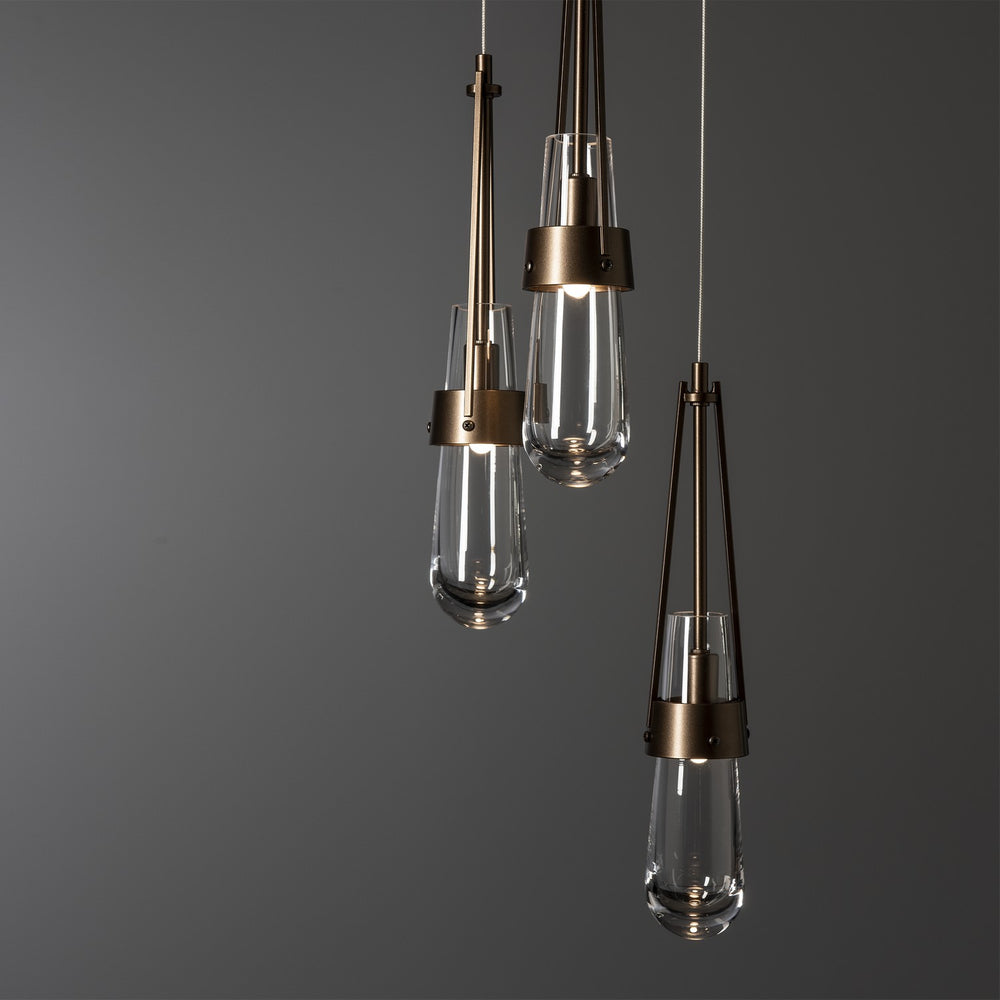 Hubbardton Forge - LED Pendant - Link - Bronze- Union Lighting Luminaires Decor