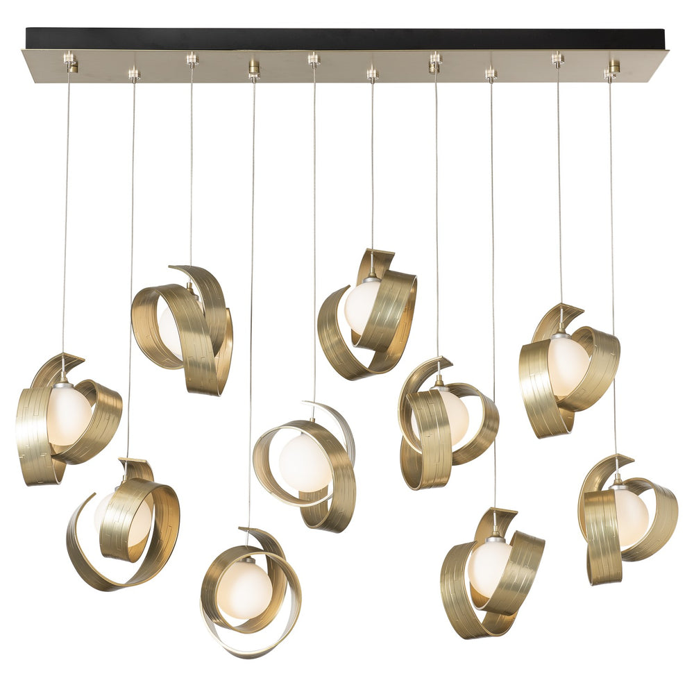 Hubbardton Forge - LED Pendant - Riza - Modern Brass- Union Lighting Luminaires Decor