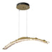 Hubbardton Forge - LED Pendant - Glissade - Modern Brass- Union Lighting Luminaires Decor