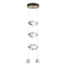 Hubbardton Forge - LED Pendant - Gatsby - Modern Brass- Union Lighting Luminaires Decor