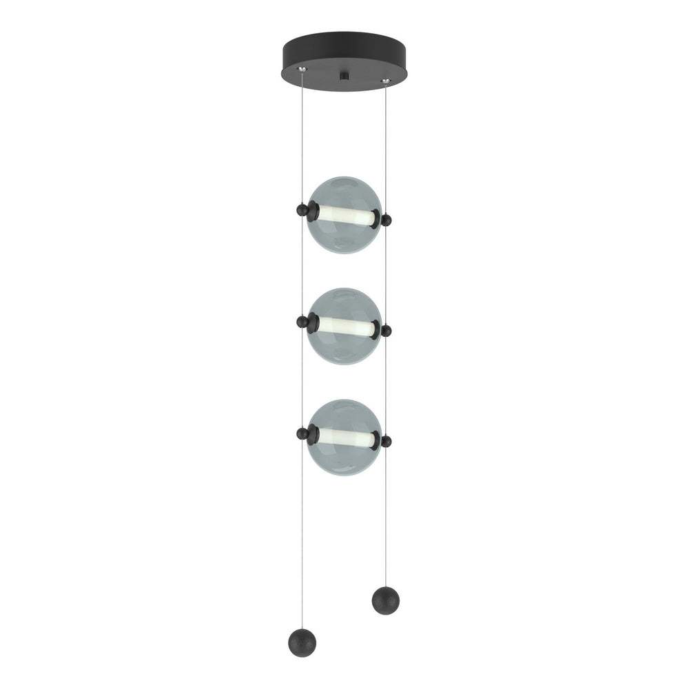 Hubbardton Forge - LED Pendant - Abacus - Black- Union Lighting Luminaires Decor