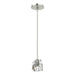 Hubbardton Forge - One Light Pendant - Gatsby - Sterling- Union Lighting Luminaires Decor