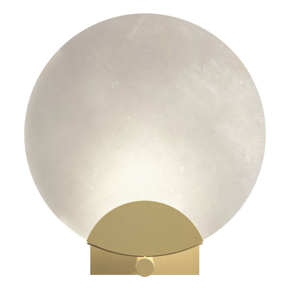 Hubbardton Forge - One Light Wall Sconce - Callisto - Modern Brass- Union Lighting Luminaires Decor